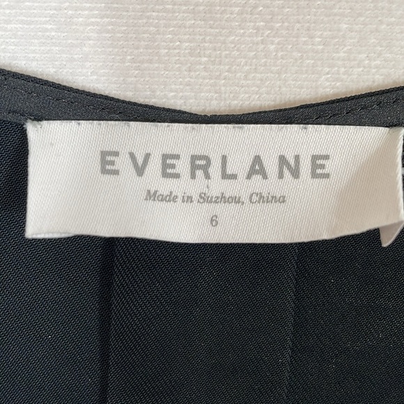 Everlane Dress Size 6 Japanese GoWeave A-line Black Dress Relaxed Fit EUC - Picture 4 of 11